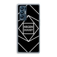 Negenduust geometrisch: Oppo Find X3 Neo Transparant Hoesje