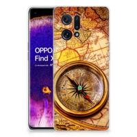 OPPO Find X5 | Silliconen Back Cover | Kompas OPPO Find X5 | Silliconen Back Cover | Kompas