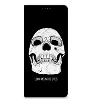 Mobiel BookCase OPPO X6 Pro Skull Eyes - thumbnail