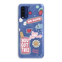 Positivity: Xiaomi Redmi 9T Transparant Hoesje
