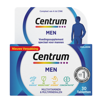 Centrum Men Multivitaminen Tabletten 30st