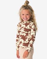 051 Kinder T-shirt Rib Gevlekt Ecru (ecru)