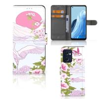 OPPO Find X5 Lite | Reno 7 5G | Telefoonhoesje | Met pasjeshouder | Bird Standing