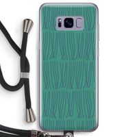 Swirls: Samsung Galaxy S8 Plus Transparant Hoesje met koord