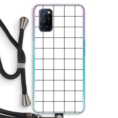 Rooster: Oppo A72 Transparant Hoesje met koord