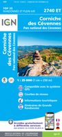 Wandelkaart - Topografische kaart 2740ET Corniche des Cevennes | IGN - Institut Géographique National - thumbnail