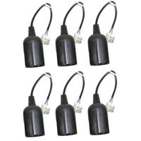 Benson Verhuisfitting - 6x - fitting E27 - lamphouder