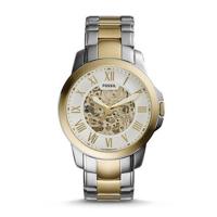 Fossil Grant automatisch tweekleurig horloge ME3112 zilver Fossil Grant automatisch tweekleurig horloge ME3112 zilver