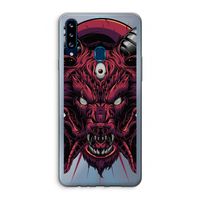 Hell Hound and Serpents: Samsung Galaxy A20s Transparant Hoesje