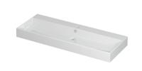 Wastafel Unlimited Porselein met 1 kraangat 120 cm x 45 cm x 11 cm Glans wit 0202135