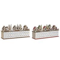 Adventkalender DKD Home Decor Hout 45 x 11 x 23 cm (2 Stuks)