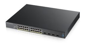 ZyXEL XGS2210-28HP Managed L2 Gigabit Ethernet (10/100/1000) Power over Ethernet (PoE) 1U Zwart