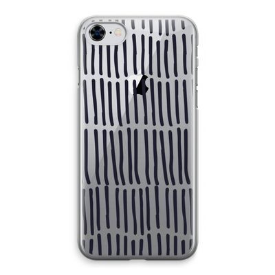 Moroccan stripes: iPhone 8 Transparant Hoesje