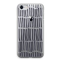 Moroccan stripes: iPhone 8 Transparant Hoesje