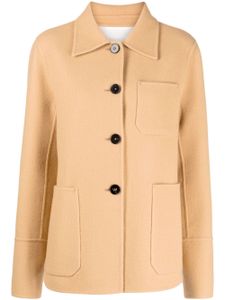 Jil Sander single-breasted wool jacket - Tons neutres