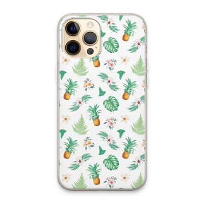 Ananas bladeren: iPhone 13 Pro Max Transparant Hoesje
