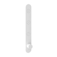 Hotbath Cobber afbouwdeel inbouwthermostaat met 3 pushbuttons verticale plaatsing mat wit PB050EXTWH