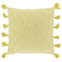 Kussen jonne 45 x 45 cm lemon yellow