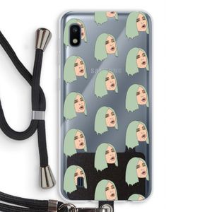 King Kylie: Samsung Galaxy A10 Transparant Hoesje met koord