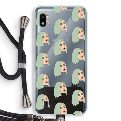 King Kylie: Samsung Galaxy A10 Transparant Hoesje met koord