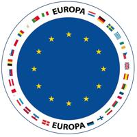 Bierviltjes Europa - 75x stuks - thema - versiering - onderzetter
