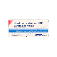 Healthypharm Loratadine hooikoorts tablet 10 Tabletten