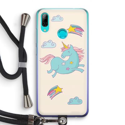 Vliegende eenhoorn: Huawei P Smart (2019) Transparant Hoesje met koord