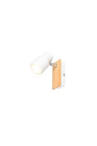 Trio Design wandlampPierre wit met hout - R81981731