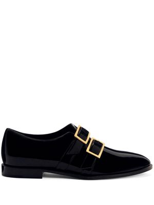 Giuseppe Zanotti mocassins Jhago à fini verni - Noir