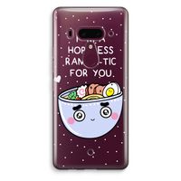 I'm A Hopeless Ramen-Tic For You: HTC U12+ Transparant Hoesje