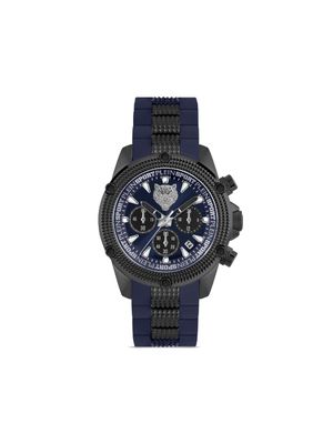 Plein Sport montre Hurricane Chrono 44 mm - Bleu