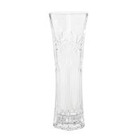 Gerimport Bloemenvaas - ornament glas - 11 x 29 cm - luxe motief - voor bloemen en boeketten Gerimport Bloemenvaas - ornament glas - 11 x 29 cm - luxe motief - voor bloemen en boeketten
