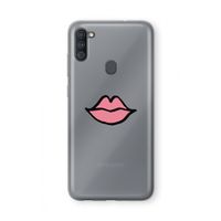 Kusje: Samsung Galaxy A11 Transparant Hoesje