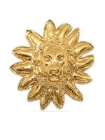 CHANEL Pre-Owned broche à logo Lion Sun (années 1990-2000) - Or - thumbnail