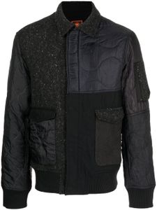 Maharishi veste zippée à design patchwork - Noir