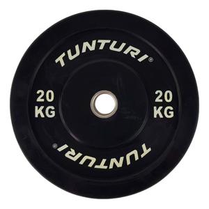 Tunturi Halterschijf 20kg Black - Incl. gratis fitness app