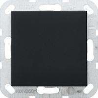 Gira blindplaat met draagring Zwart Mat 0268005 | Elektroshop