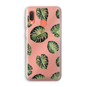 Tropische bladeren: Samsung Galaxy A20e Transparant Hoesje
