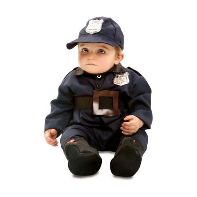 Kostuums voor Baby's My Other Me Blauw Politie (4 Onderdelen) - Maat: 12-24 Maanden - Maat: 12-24 Maanden