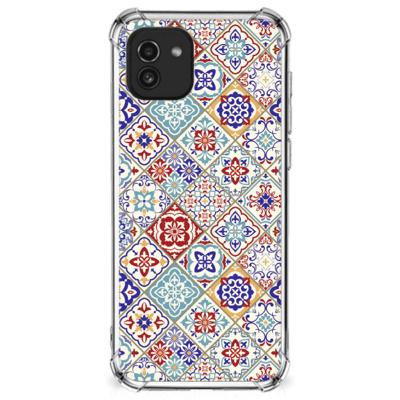 Samsung Galaxy A03 Anti-Shock Hoesje Tiles Color Samsung Galaxy A03 Anti-Shock Hoesje Tiles Color