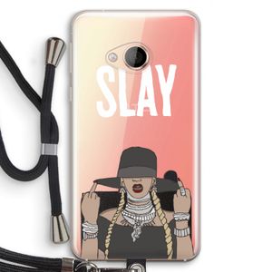 Slay All Day: HTC U Play Transparant Hoesje met koord