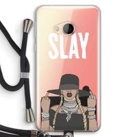 Slay All Day: HTC U Play Transparant Hoesje met koord