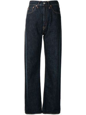 Ralph Lauren RRL jean droit à taille haute - Bleu