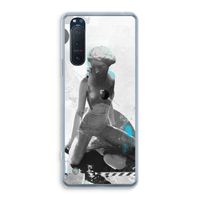 I will not feel a thing: Sony Xperia 5 II Transparant Hoesje