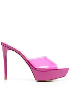 Gianvito Rossi sandales Betty 85 mm à plateforme - Rose