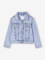 Jeansjas voor meisjes lichtblauw