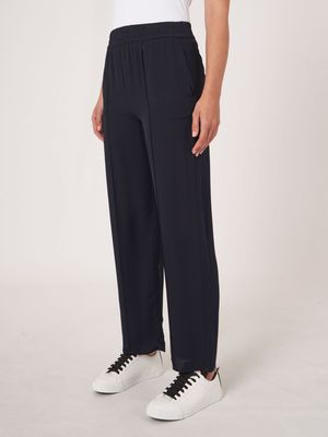 Losse zijden broek