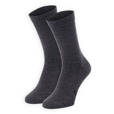 Daily Sok Wol Premium 2-Pack | Donkergrijs | 35/38