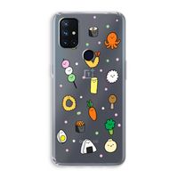 Happy bento friends: OnePlus Nord N10 5G Transparant Hoesje