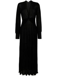 Antonino Valenti robe-portefeuille Noemi à plis - Noir